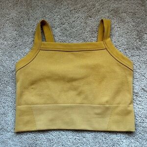 Abercrombie YPB seamlessCORE Ribbed Squareneck Tank Medium